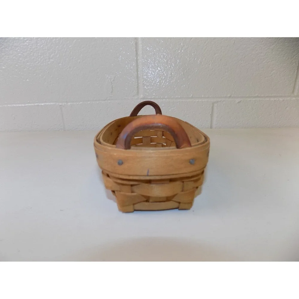 Lavender Booking Basket Woven Small Oval 1993 Longaberger Vintage